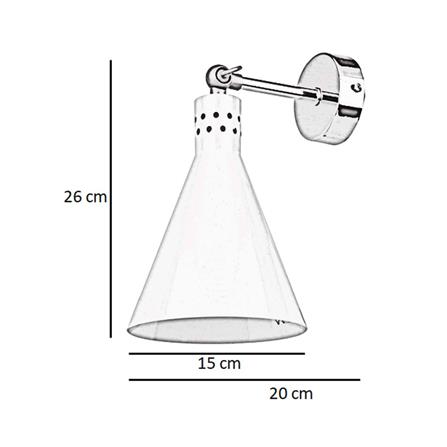 ไฟกิ่งภายใน CARINI GR-83127-W1WH สีขาว/ทอง 1 หัว_4
