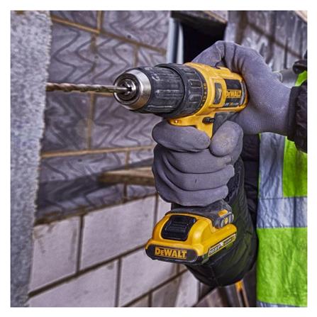 สว่านกระแทกไร้สาย (พร้อมแบตเตอรี่) DEWALT DCD716C2K-B1 10.8 โวลต์_5