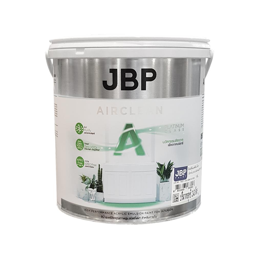 สีน้ำทาภายใน ชนิดกึ่งเงา JBP AIRCLEAN A+ BASE D 1 แกลลอน