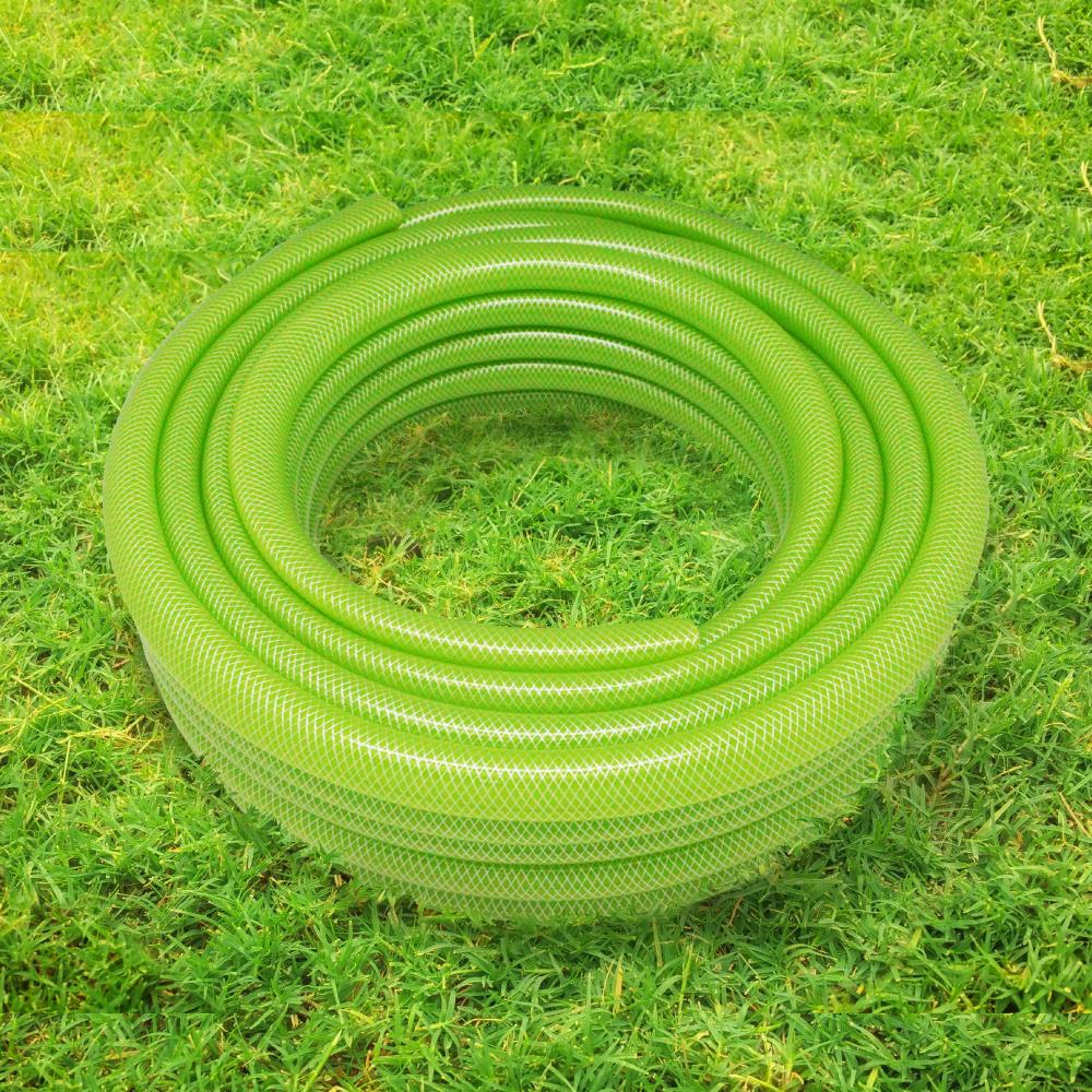 สายยางม้วน PVC ใยแก้ว SPRING 5/8 นิ้ว x 15 เมตร สีเขียว