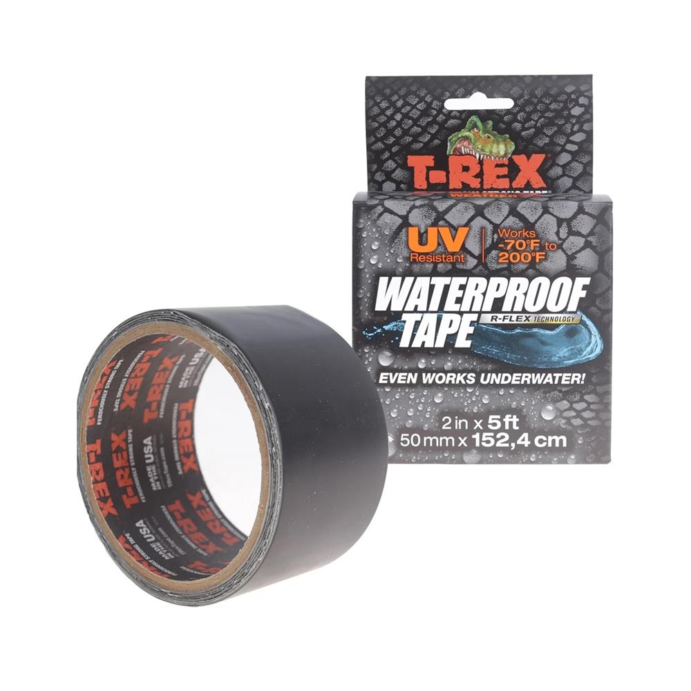 เทปกาวแรงยึดสูงกันน้ำ T-REX 1.88 นิ้วX1.52 ม. สีดำ