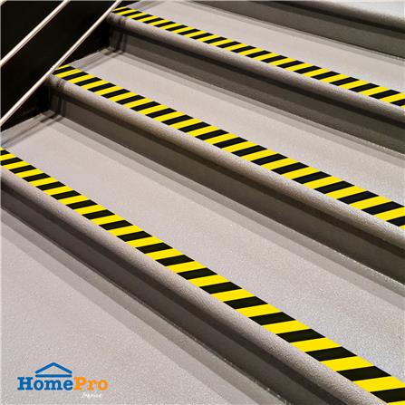 เทปนิรภัยตีเส้น PACK IN 2 นิ้ว x33 ม. สีเหลืองดำ_2