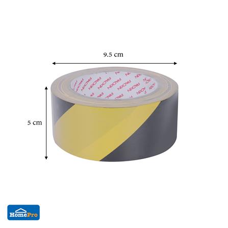 เทปนิรภัยตีเส้น PACK IN 2 นิ้ว x33 ม. สีเหลืองดำ_3