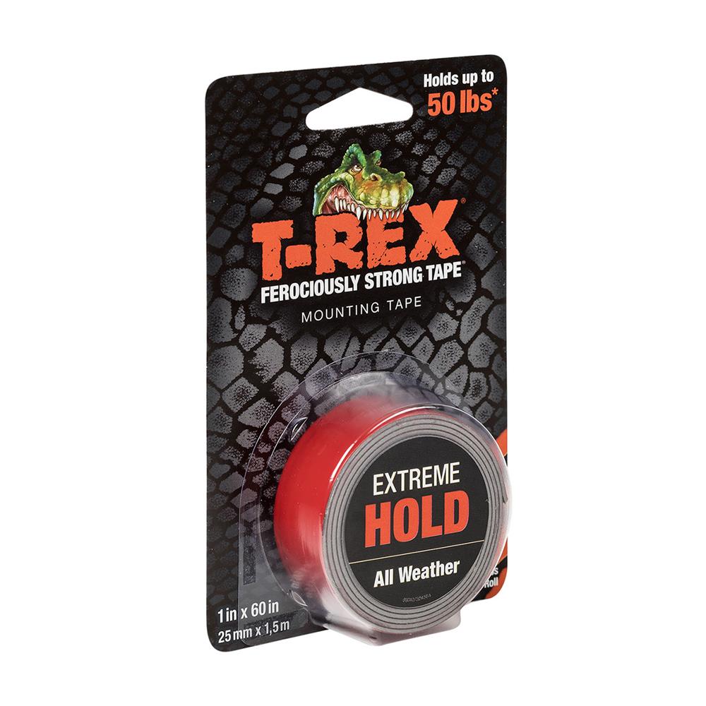 เทปกาว 2 หน้าพลังตะปู T-REX 25 มม.X1.5 ม. สีแดง