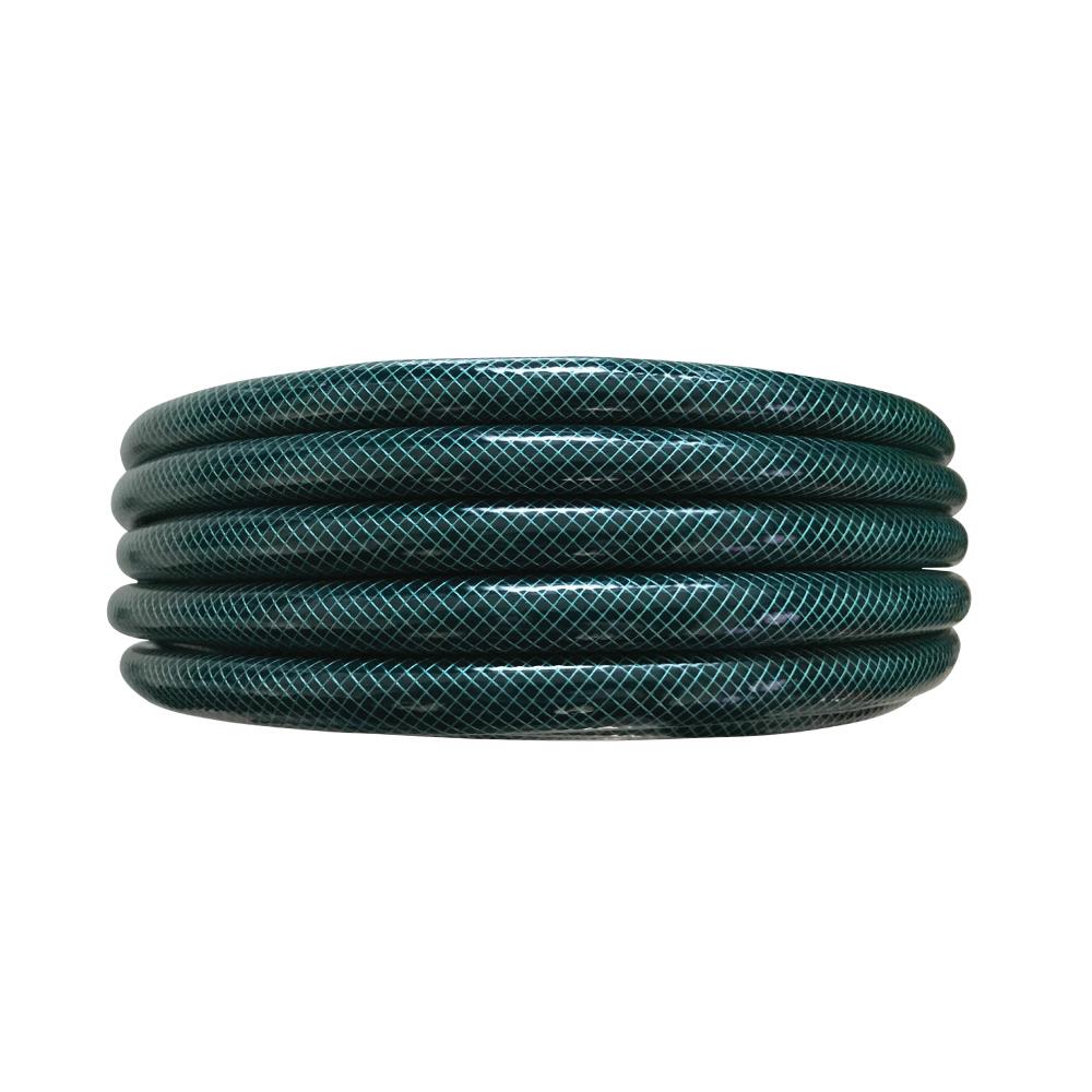 สายยางม้วน PVC ใยแก้ว SPRING 5/8 นิ้ว X15 เมตร สีเขียวเข้ม