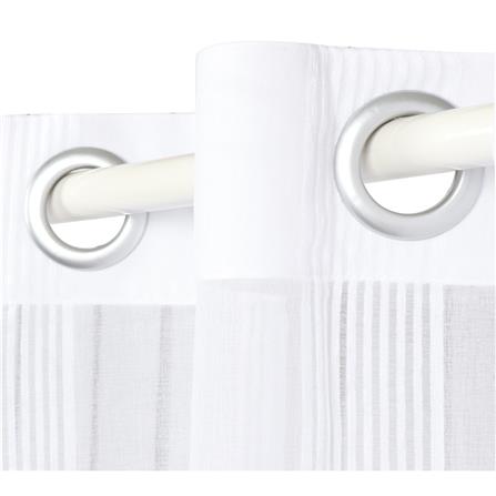 ผ้าม่านโปร่ง EYELET HOME LIVING STYLE TEMPO 150X160 ซม. สีขาว_3