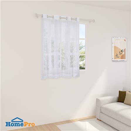 ผ้าม่านโปร่ง EYELET HOME LIVING STYLE TEMPO 150X160 ซม. สีขาว_5