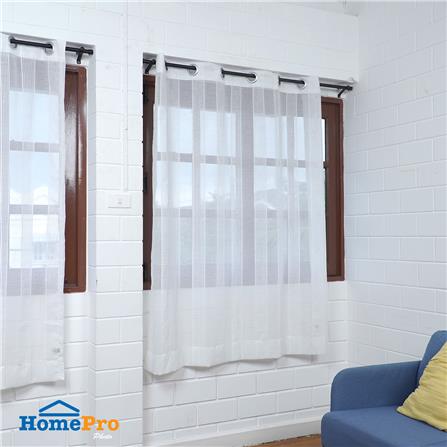 ผ้าม่านโปร่ง EYELET HOME LIVING STYLE TEMPO 150X160 ซม. สีขาว_6