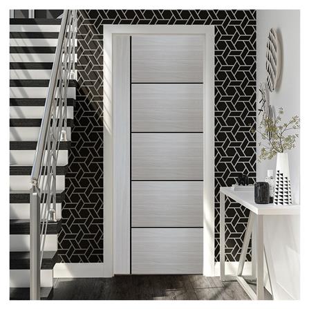 ประตูภายในเมลามีน W MAG1 80X200 ซม. สี MARIBOR OAK ไม่เจาะลูกบิด_3