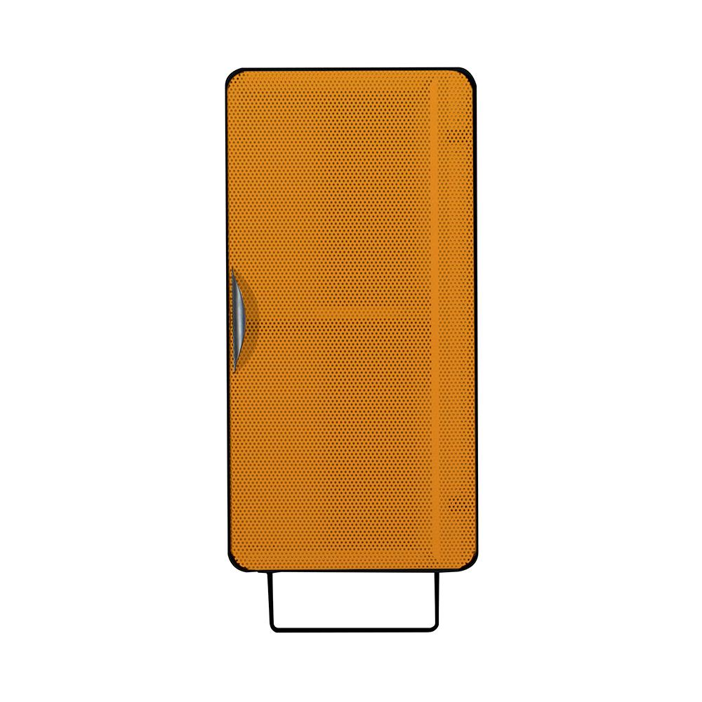 ตู้เหล็กบานเปิดทึบ KIOSK PW-01 สีดำ/ส้ม