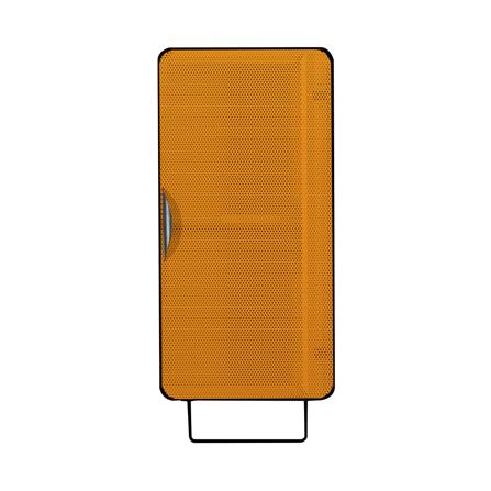 ตู้เหล็กบานเปิดทึบ KIOSK PW-01 สีดำ/ส้ม