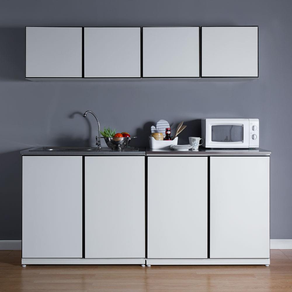 ตู้เหล็กบานเปิดทึบ KIOSK DB-302 สีขาว