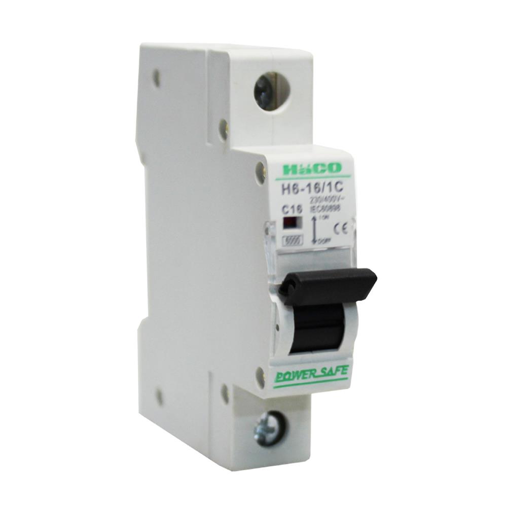 เซอร์กิตเบรกเกอร์ 16 แอมป์ 1โพล 1 เฟส HACO รุ่น H6