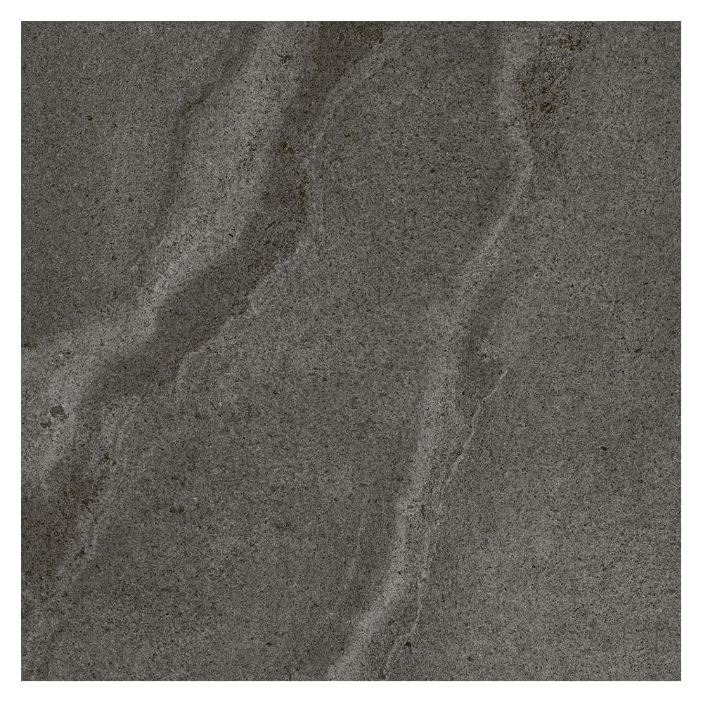 กระเบื้องพื้นพอร์ซเลน  40x40 ซม. CERGRES มิดไนท์ สโตน เทาเข้ม (R)