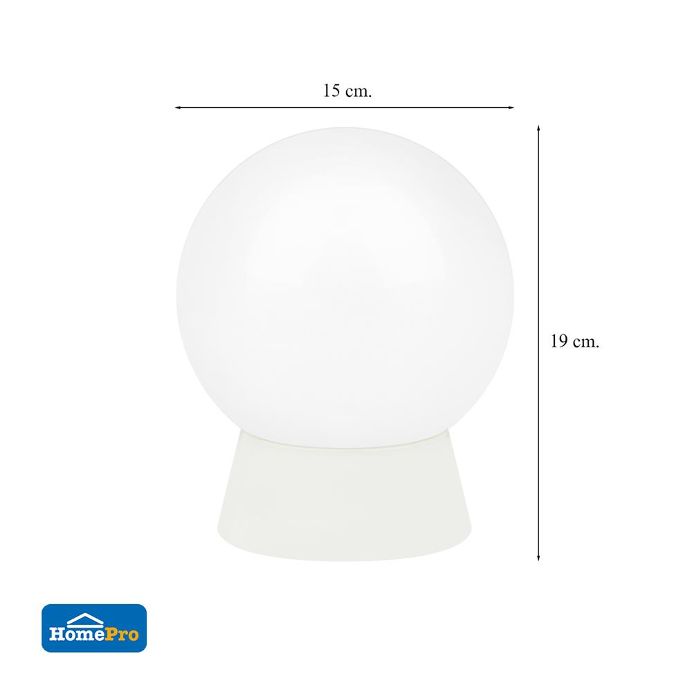 ไฟหัวเสา ELEKTRA HK-K2003 พลาสติก/ABS โมเดิร์น สีขาว