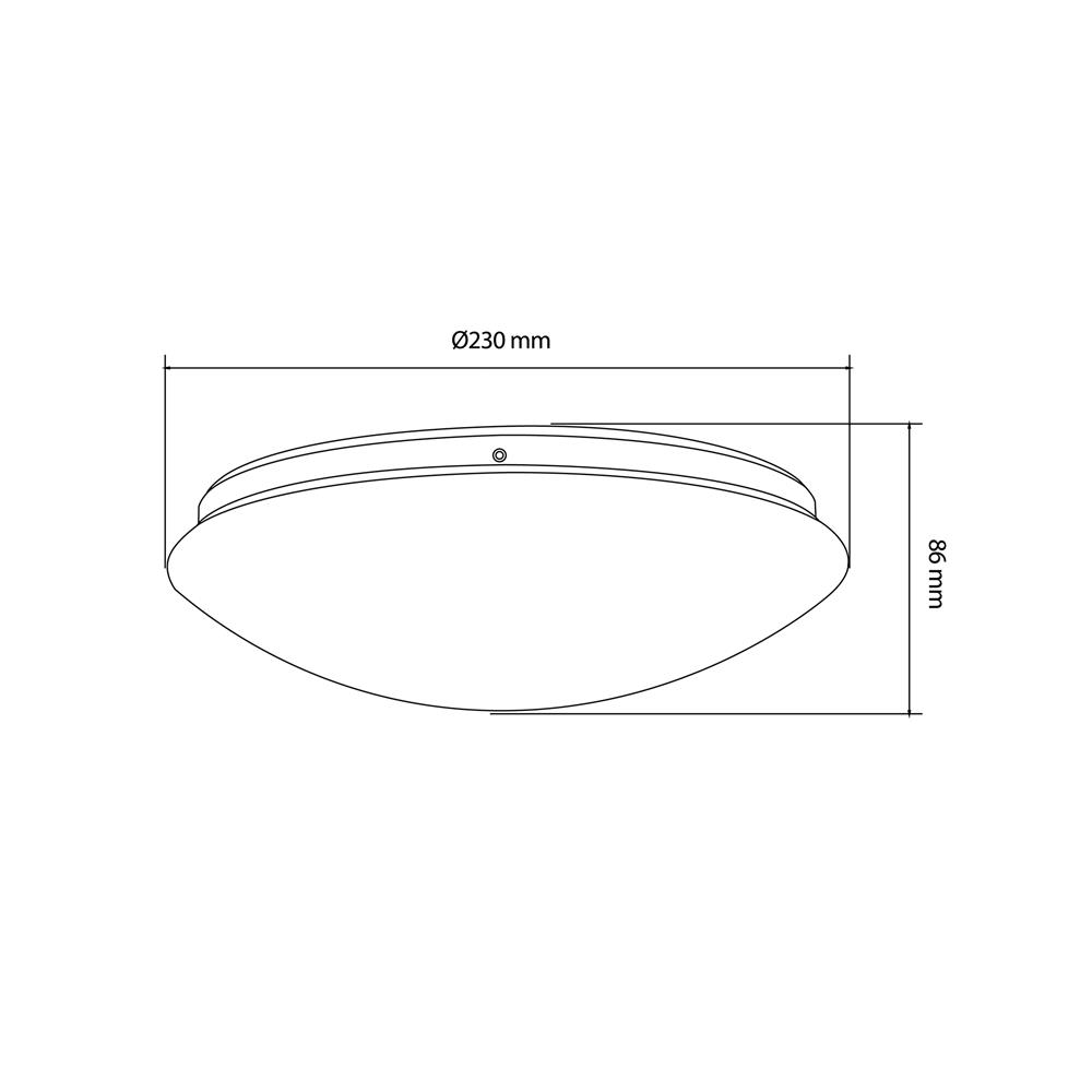 ไฟเพดาน LED L&E 03-A0099 10 นิ้ว 12 วัตต์ DAYLIGHT สีขาว