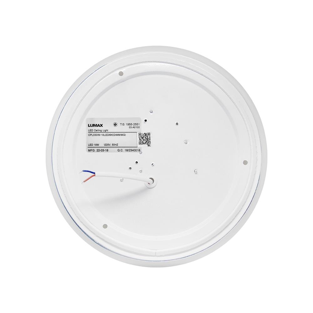 ไฟเพดาน LED L&E 03-A0100 13 นิ้ว 18 วัตต์ DAYLIGHT สีขาว