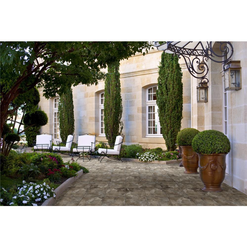 กระเบื้องพื้นพอร์ซเลน  40x40 ซม. CERGRES ซูม่า น้ำตาล A