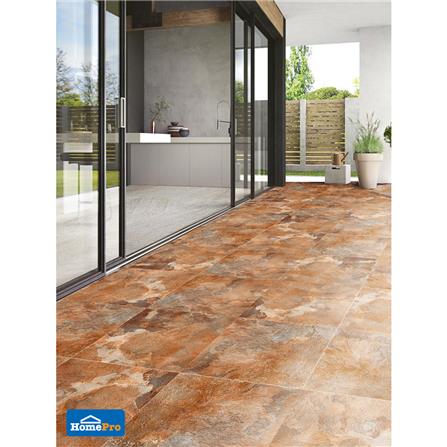 กระเบื้องพื้นพอร์ซเลน  40x40 ซม. CERGRES ซูม่า น้ำตาล A_4