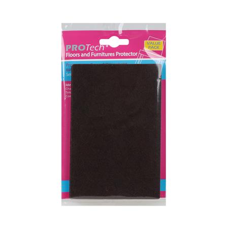 สักหลาดแบบเหลี่ยม PROTECH 100x150 มม. สีน้ำตาล 2 ชิ้น_2