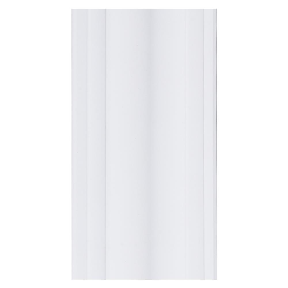 บัววงกบ ECO-DOOR ขอบร่อง 7X220X1.5 ซม. สีขาว