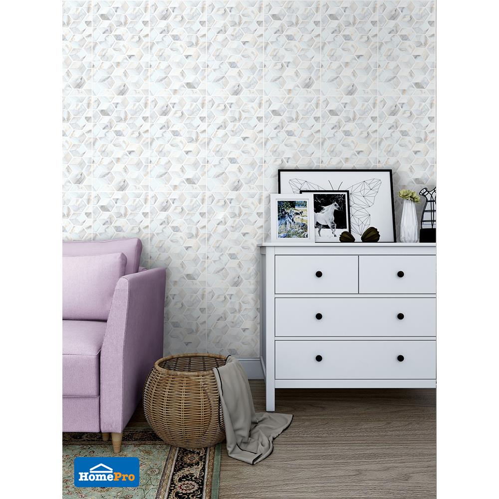 กระเบื้องผนัง 8x16 นิ้ว DURAGRES ฮิวมัส เบจ A 1M2