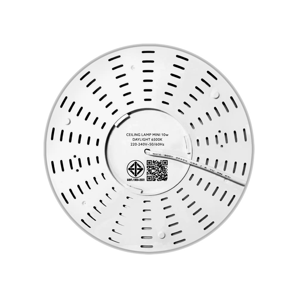 ดาวน์ไลท์ LED LAMPTAN CEILING MINI 5 นิ้ว 10 วัตต์ DAYLIGHT สีขาว