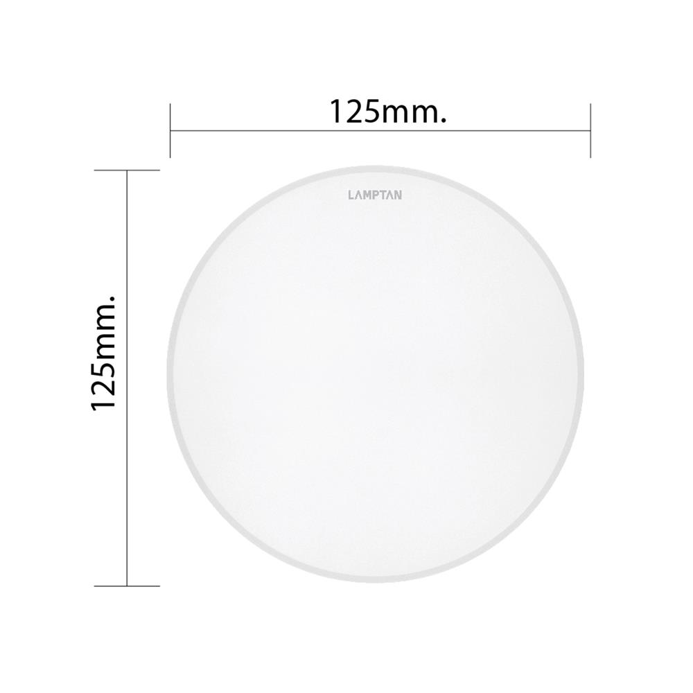 ดาวน์ไลท์ LED LAMPTAN CEILING MINI 5 นิ้ว 10 วัตต์ DAYLIGHT สีขาว