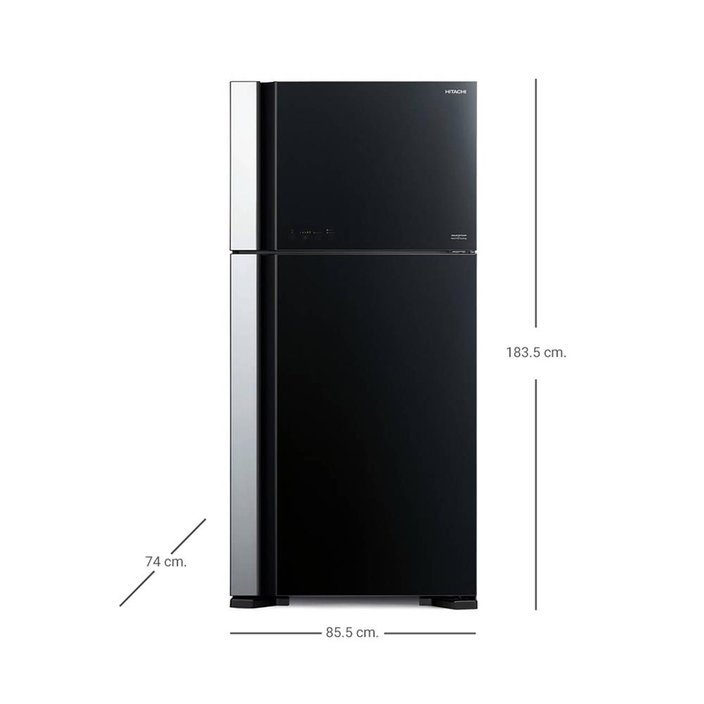 ตู้เย็น 2 ประตู HITACHI R-VG550PDX 19.4 คิว กระจกดำ อินเวอร์เตอร์