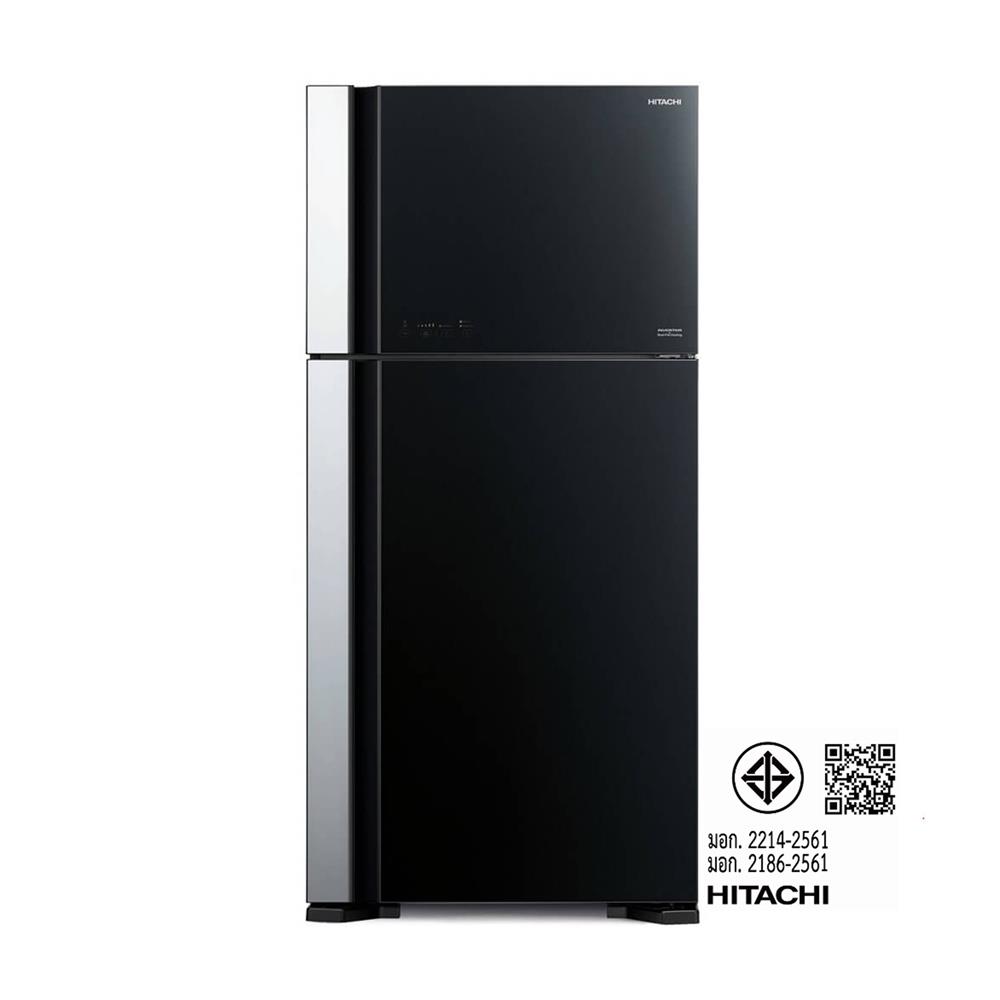 ตู้เย็น 2 ประตู HITACHI R-VG550PDX 19.4 คิว กระจกดำ อินเวอร์เตอร์