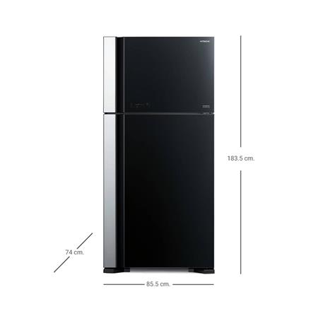 ตู้เย็น 2 ประตู HITACHI R-VG550PDX 19.4 คิว กระจกดำ อินเวอร์เตอร์_5