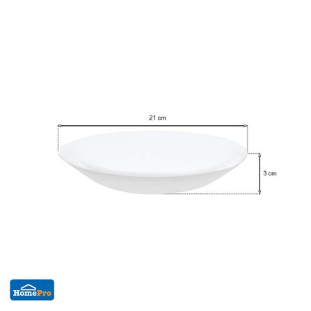 จาน OPAL GLASS ลึก 8.5