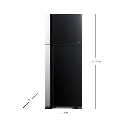 ตู้เย็น 2 ประตู HITACHI R-VG450PDX 15.9 คิว กระจกดำ อินเวอร์เตอร์_5