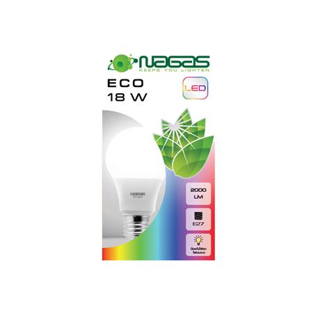 หลอด LED NAGAS ECO Bulb 18 วัตต์ DAYLIGHT E27_1