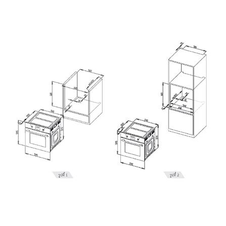 เตาอบฝัง LUCKY FLAME EMV-565B 60 ซม._1