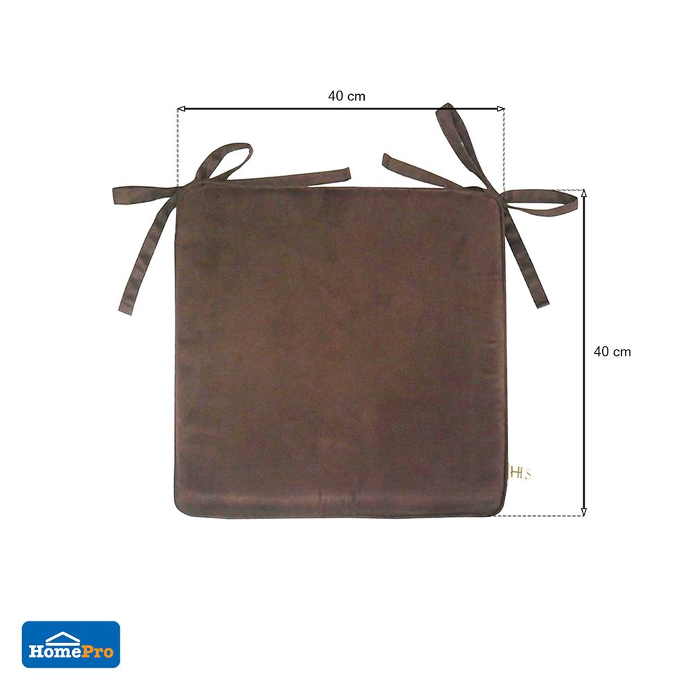 เบาะรองนั่ง HOME LIVING STYLE NESTO 16X16 นิ้ว สีน้ำตาล