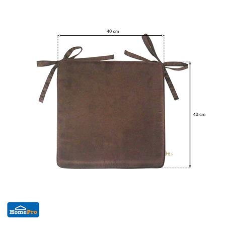 เบาะรองนั่ง HOME LIVING STYLE NESTO 16X16 นิ้ว สีน้ำตาล_5