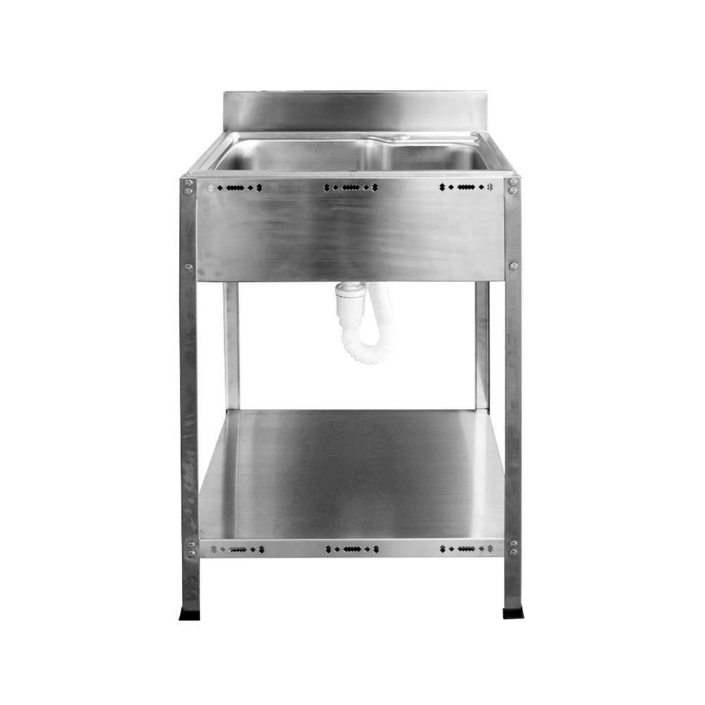 ซิงค์ขาตั้ง 1 หลุม SANKI SWS-1B สีเงิน