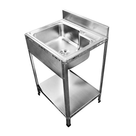 ซิงค์ขาตั้ง 1 หลุม SANKI SWS-1B สีเงิน_1