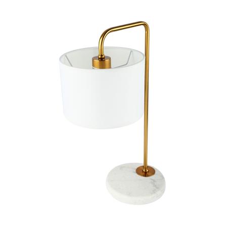 ไฟตั้งโต๊ะ CARINI MT5023 สีขาว/บรอนซ์