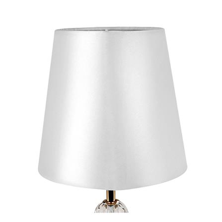 ไฟตั้งโต๊ะ CARINI MT5027 ผ้า คลาสสิก สีขาว/สีทอง_1