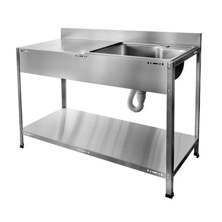 ซิงค์ขาตั้ง 1 หลุม 1 ที่พัก SANKI SWSR-1B สีเงิน_1