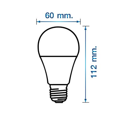 หลอด LED RACER KATIE A60 9 วัตต์ DAYLIGHT E27 (แพ็ก 4 ชิ้น)_6