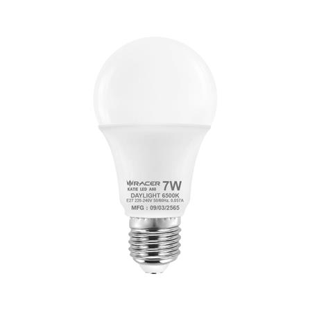 หลอดไฟ LED RACER KATIE A60 7 วัตต์ DAYLIGHT E27 3 แถม 1_1