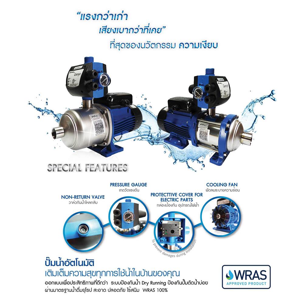 ปั๊มน้ำอัตโนมัติ LOWARA 3HM06/PF12 500 วัตต์