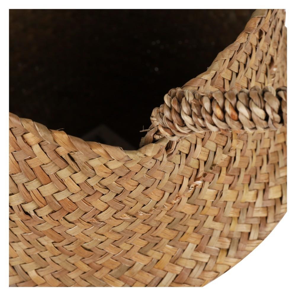 กระถางทรงตะกร้า SPRING ไซส์ S สี NATURAL WOOD