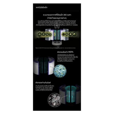 เครื่องฟอกอากาศ DYSON DP04 PH White/Silver 27ตารางเมตร_9