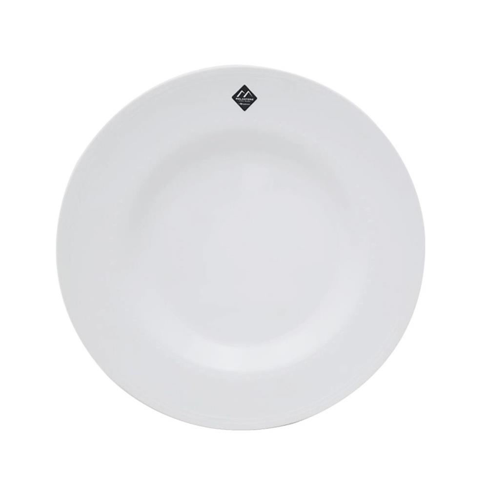 จานเมลามีนตื้น 9.5" SUPERWARE IVORY