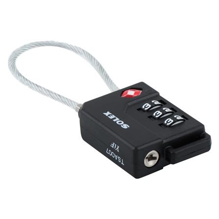 กุญแจรหัส SOLEX TSA 33W 31 มม. สีดำ_1