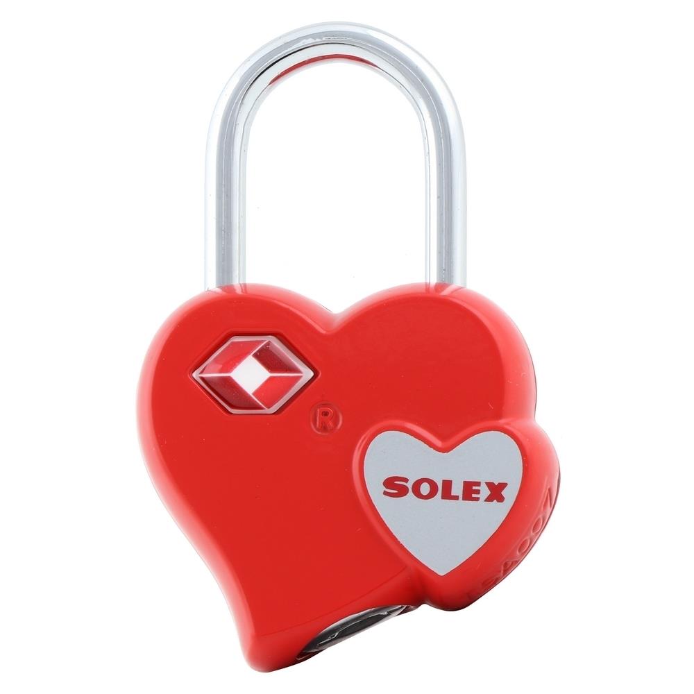 กุญแจสปริง SOLEX TSA KH 30 มม. สีแดง